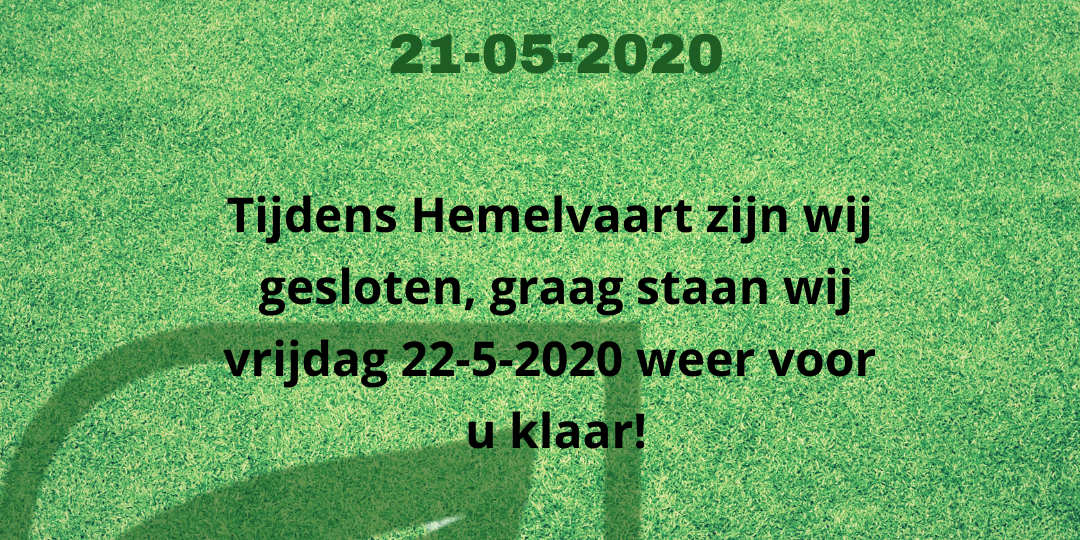 Afwijkende openingstijden – Hemelvaart NL